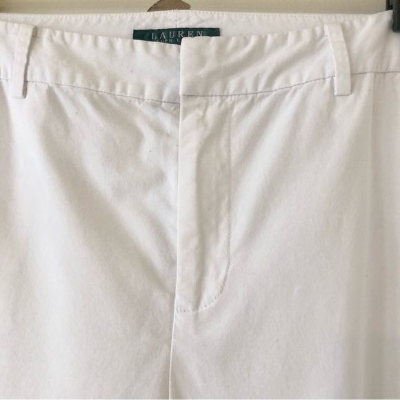 Lauren Ralph Lauren White Cotton Pants Size 10 - Picture 4 of 7